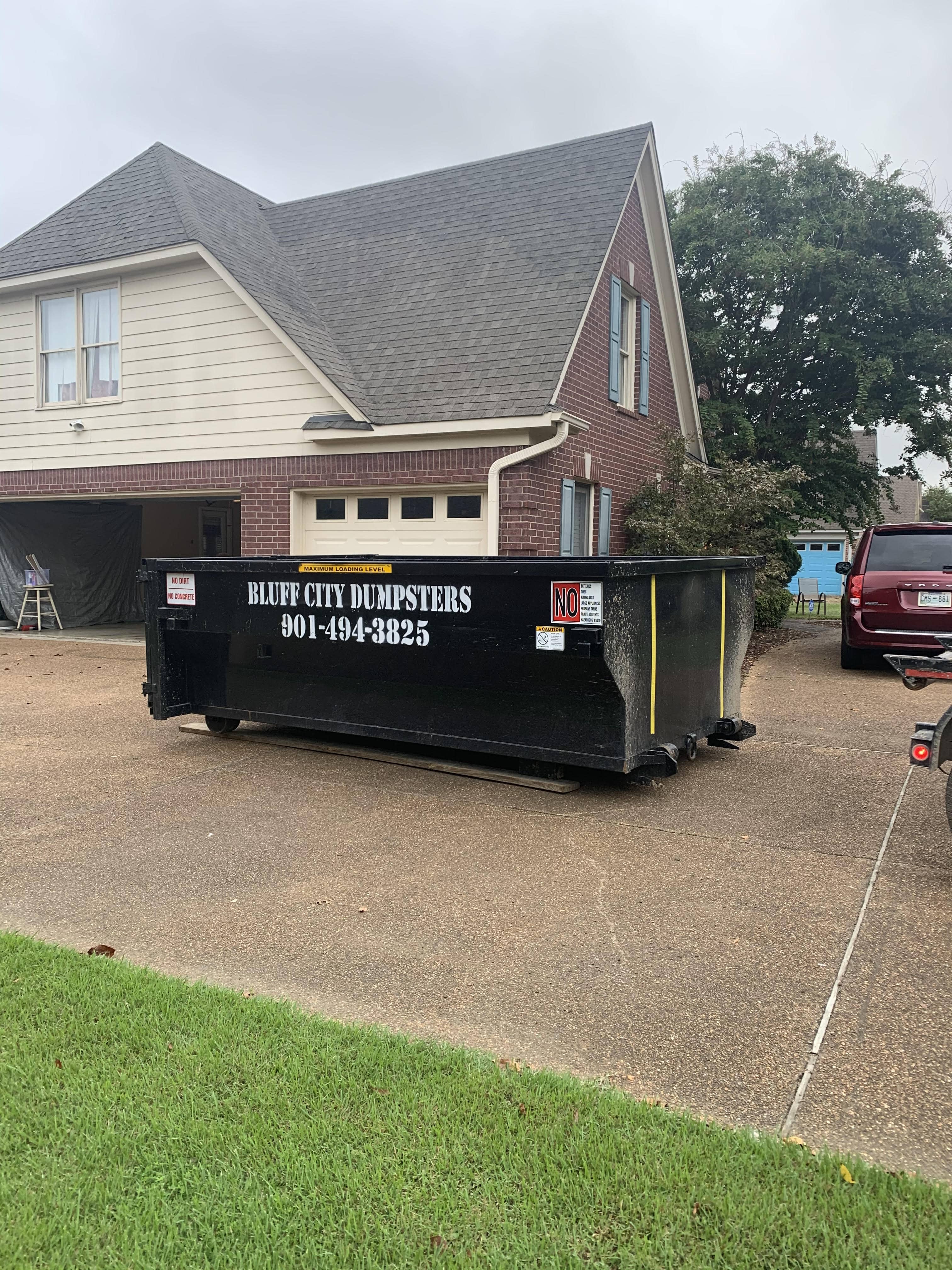 Dumpster Rentals in Memphis TN | Bluff City Dumpster